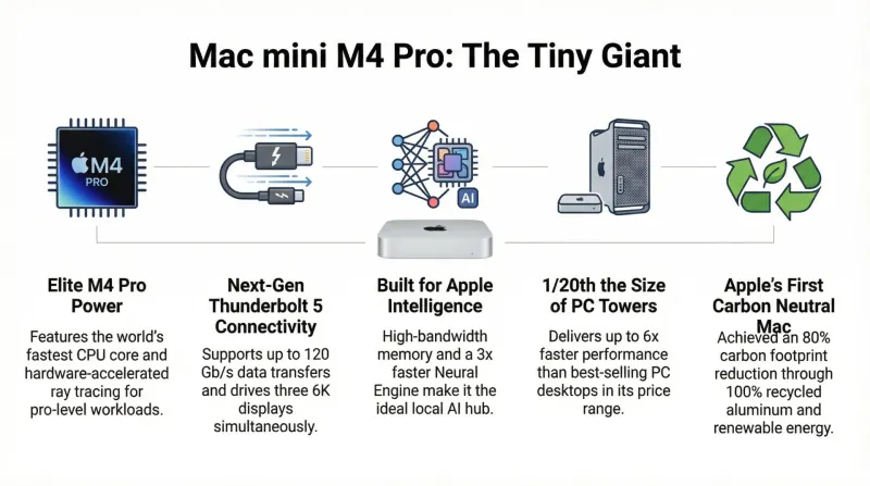 Small Box, Big Dad Energy: Why the Mac Mini M4 Pro is the Ultimate 5x5 Desk Transformer