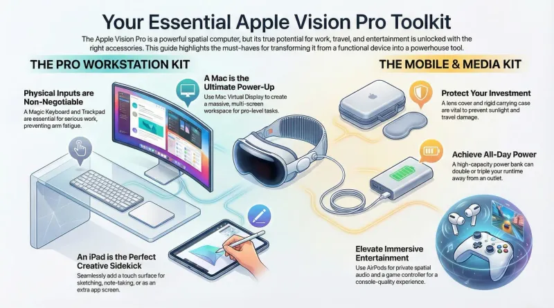 Essential Accessories for Apple Vision Pro: 11 Must-Haves for Daily Use, Workflows, and Gaming