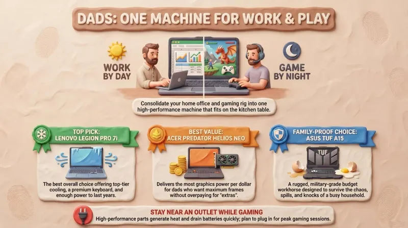 Best Gaming Laptops for Dads (2026 Buyer's Guide)