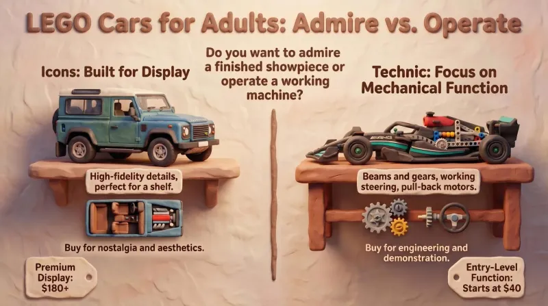 Best LEGO Car & Vehicle Sets for Adults (2026 Buyer's Guide)
