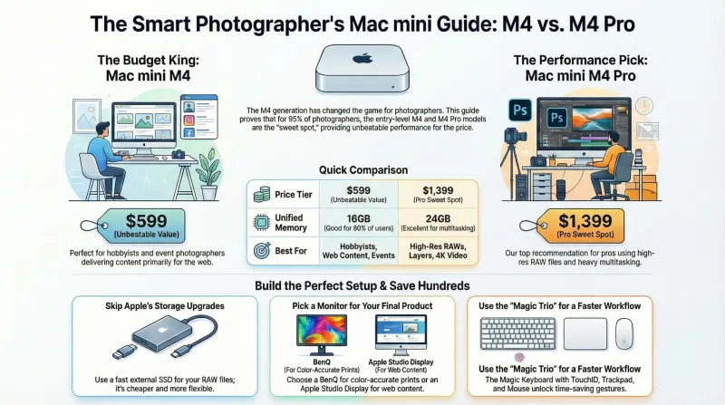 Best Mac mini for Photography (M4 vs. M4 Pro) – The Ultimate Buyer’s Guide