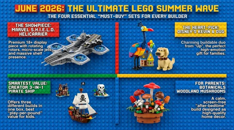 New LEGO Sets June 2026: The Best Picks for Dads and Kids