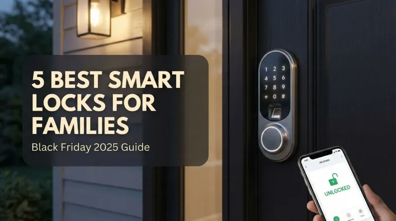 Never Get Locked Out Again: 5 Best Smart Locks for Families (Black Friday 2025)