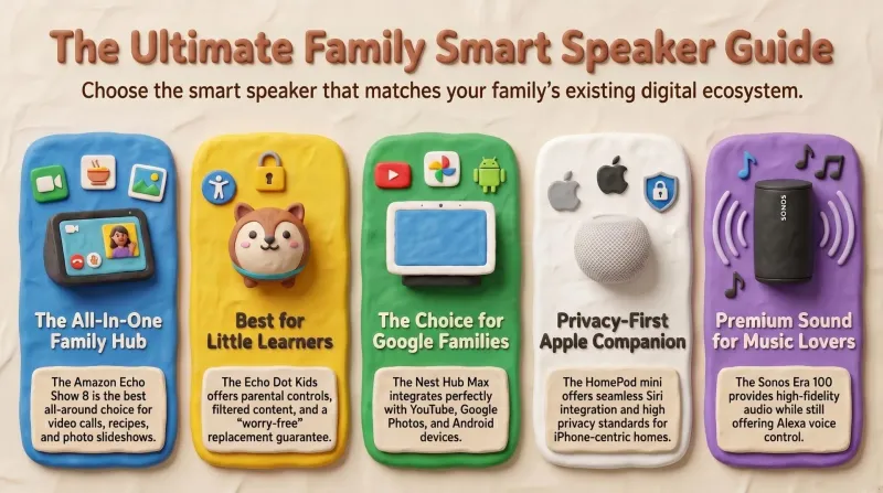 Top 5 Smart Speakers and Displays for Families (2026) – Dadnology Prime Day Guide