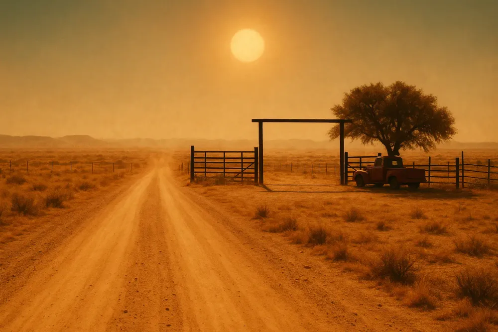 Book cover of Echo Burning by Lee Child featuring a lone figure walking under a blazing Texas sun