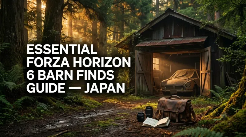Forza Horizon 6 Barn Finds: How to Unlock the First 9 in Japan