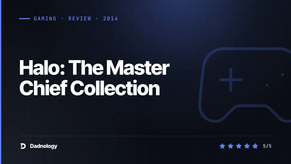 Dadnology title card: Halo: The Master Chief Collection review – Six games, one box