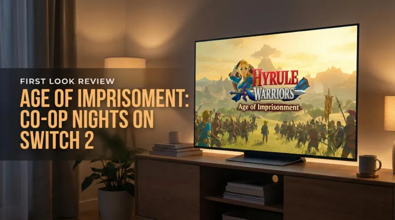 Link, Zelda, and allies cutting through a battlefield in Age of Imprisonment