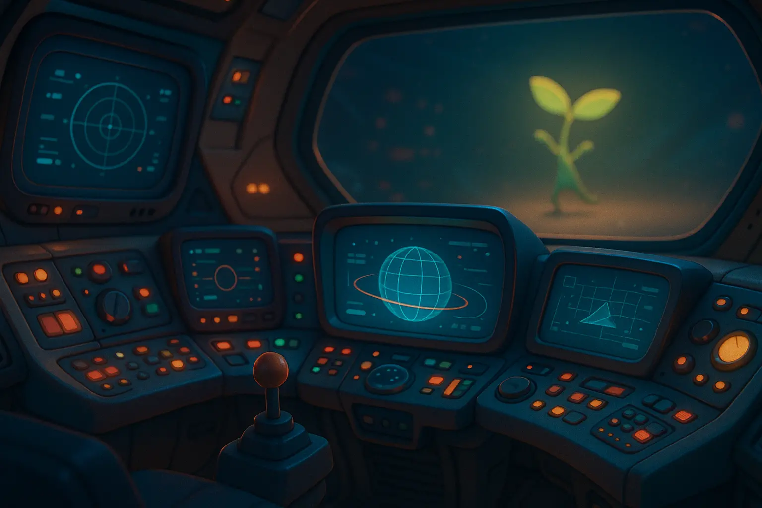 Baby Groot causing mischief in the animated I Am Groot shorts