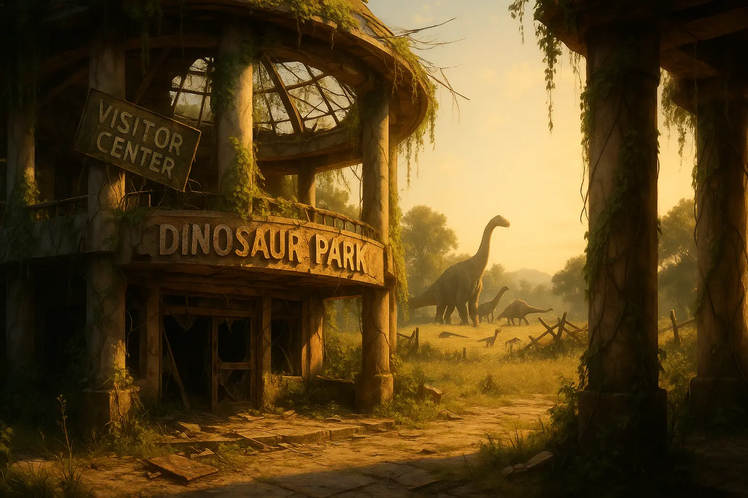 The stranded Camp Cretaceous teens surviving among dinosaurs on an abandoned Isla Nublar