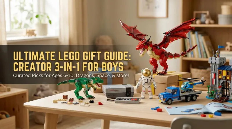The Ultimate LEGO Creator 3-in-1 Gift Guide for Boys (Ages 6-10)