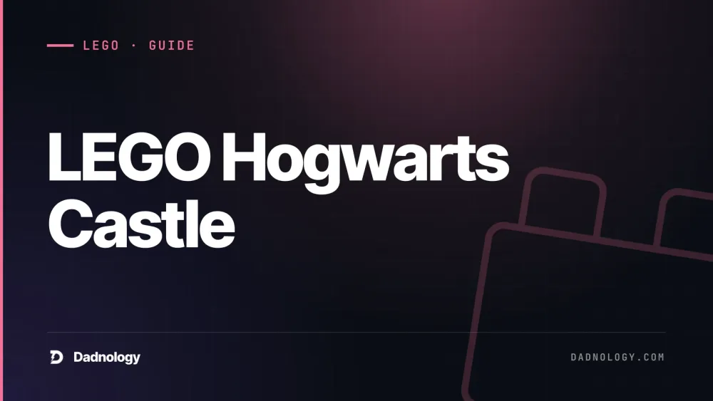 Dadnology title card: LEGO Hogwarts Castle: Herbology Class (76445) review