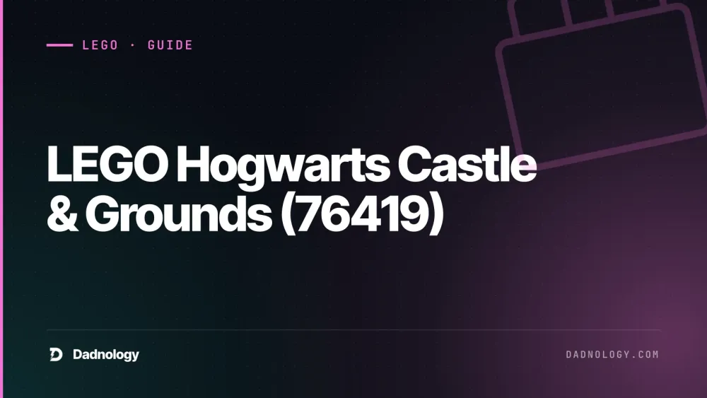 Dadnology title card: LEGO Hogwarts Castle & Grounds (76419) review: Smart Hogwarts