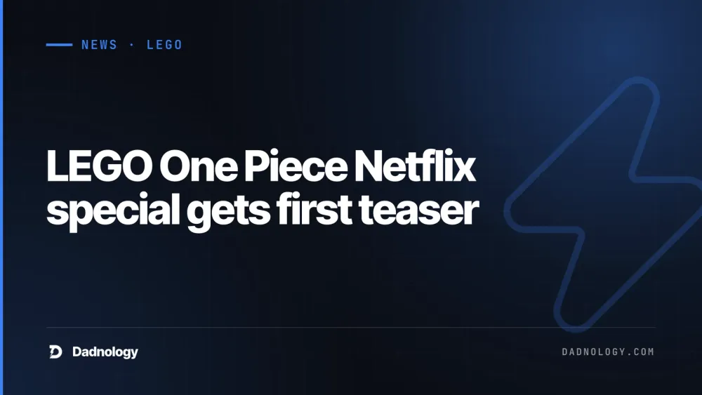 Dadnology title card: LEGO One Piece Netflix special gets first teaser