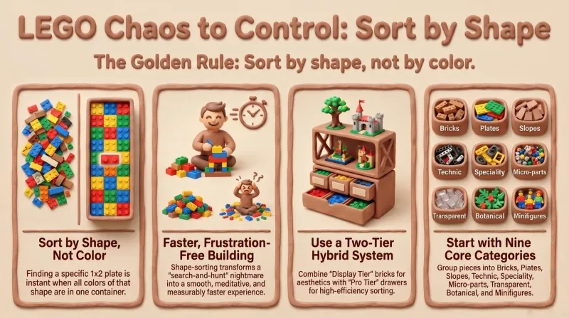 LEGO Storage & Sorting Guide: The Anti-Chaos System (2026)