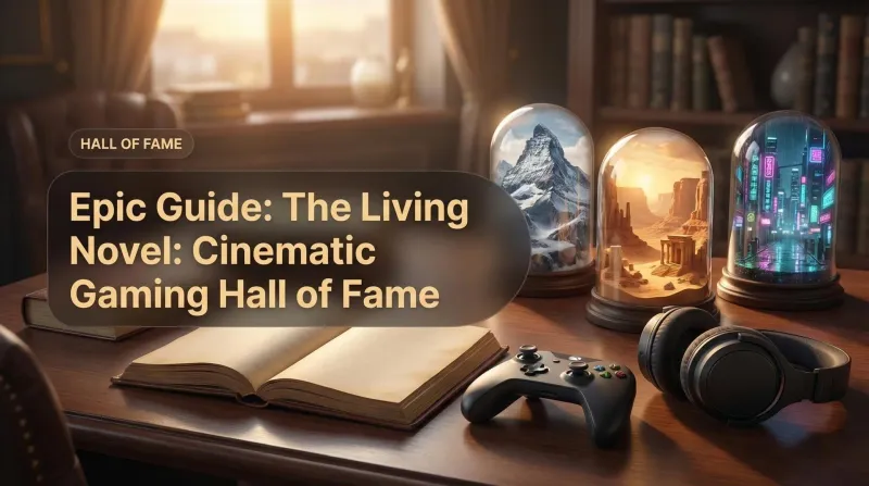 The Living Novel: Cinematic Gaming Hall of Fame — Cinematic Worlds, Unforgettable Heroes, and the Stories That Stick With You.