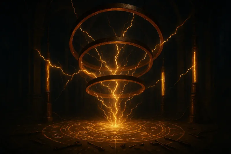 Loki standing in the TVA as time unravels