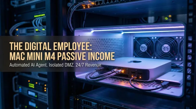 The Digital Employee: Earning Passive Income with an Isolated Mac mini M4 AI Agent