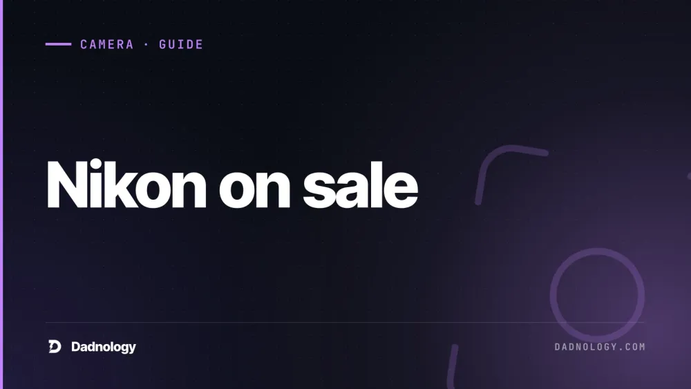 Dadnology title card: Nikon on sale: Buy the Z8, think twice about the Z6 II
