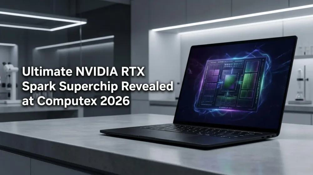 NVIDIA RTX Spark superchip announced at Computex 2026 by Jensen Huang