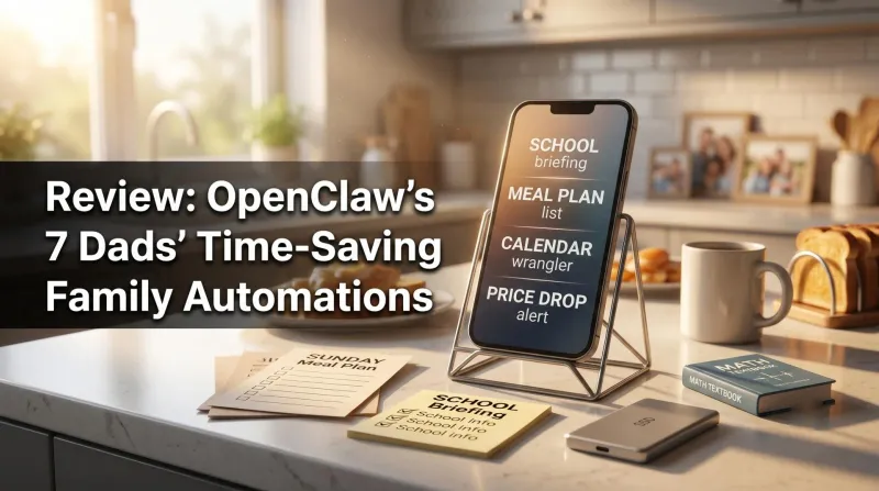 OpenClaw for Dads: 7 Family Automations That Actually Save Time