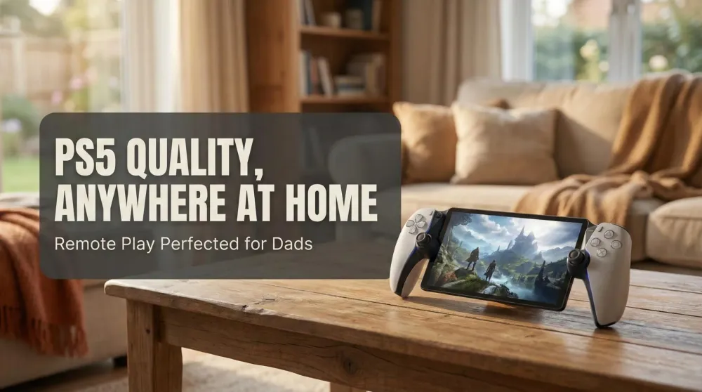PlayStation Portal Remote Player streaming a PS5 game on its large display