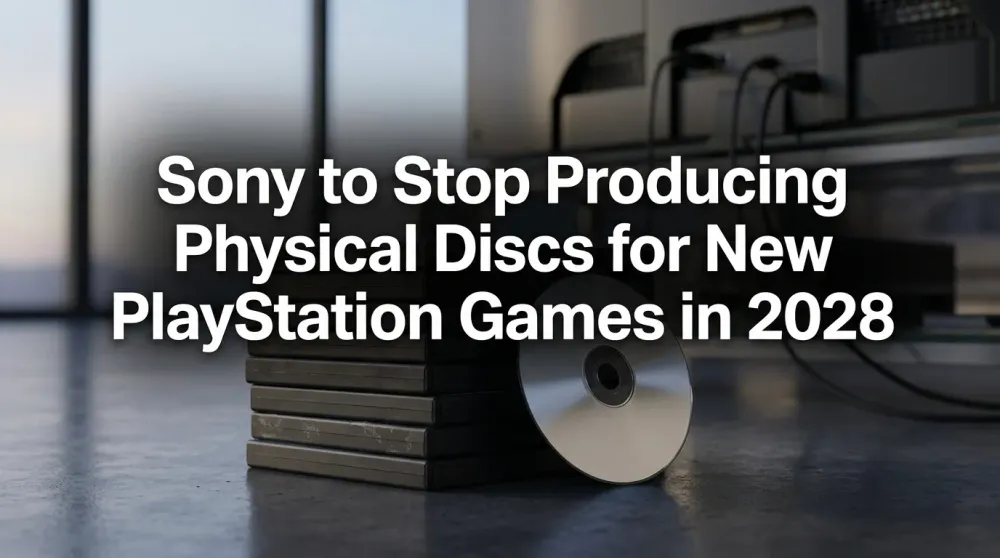 A stack of physical PlayStation game cases beside a PS5 console