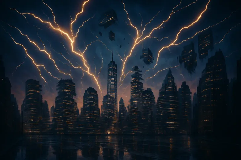 Spider-Man facing villains from different universes