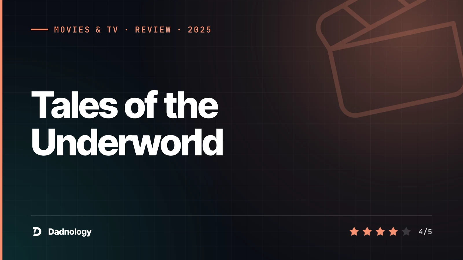Dadnology title card: Tales of the Underworld review – Star Wars at its Shadiest