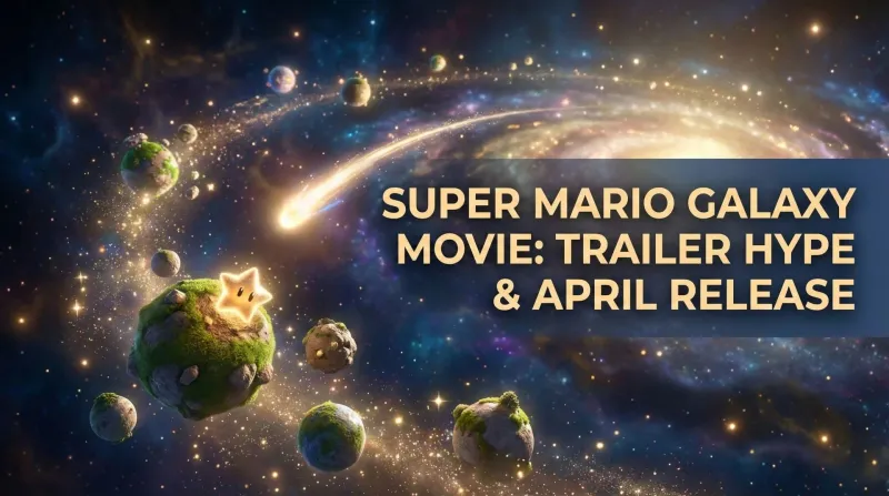 New Super Mario Galaxy Movie Trailer: A Cosmic Spectacle Landing in April