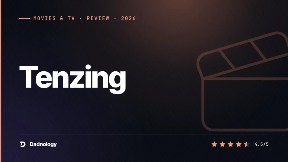 Dadnology title card: Tenzing review: The Everest story finally told from his side