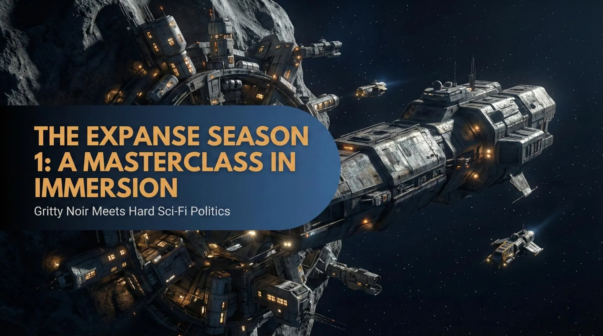 Miller and Holden in The Expanse Season 1