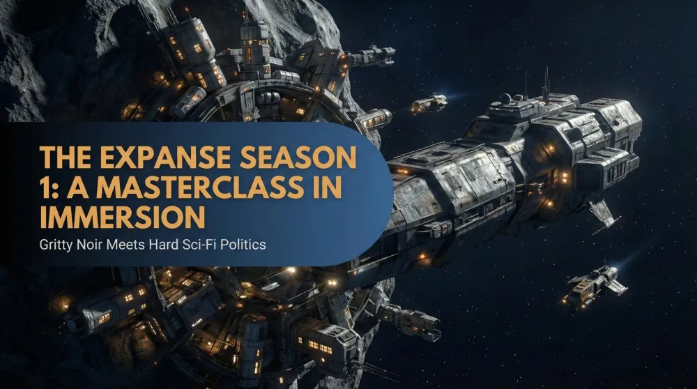 Miller and Holden in The Expanse Season 1