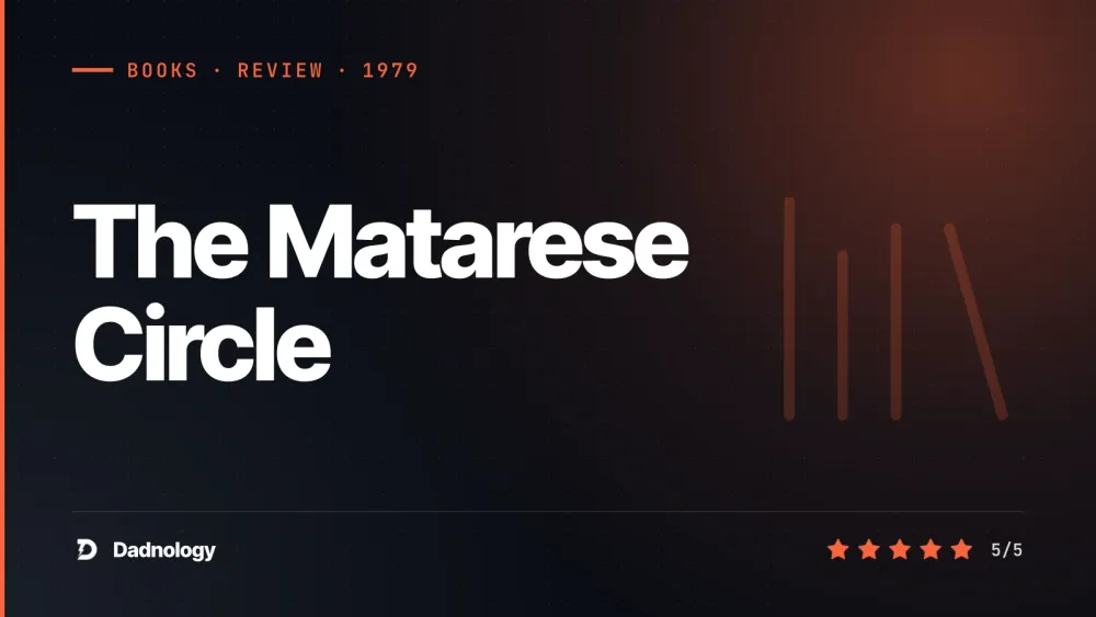 Dadnology title card: The Matarese Circle review – Ludlum's other masterpiece