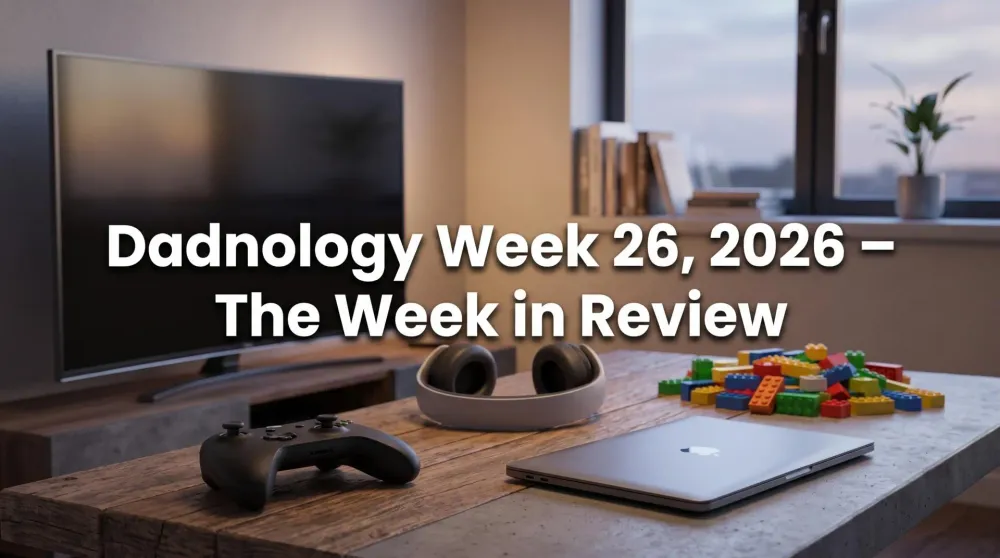 Dadnology Week 26 2026 collage — Supergirl in cinemas, the Avatar live-action Season 2 cast, Star Fox on Switch 2, a GTA 6 pre-order screen and a LEGO World Cup Messi build