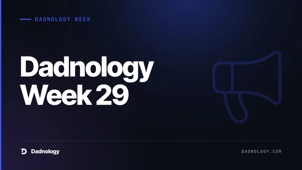 Dadnology title card: Dadnology Week 29: The Odyssey, Halo's return & the World Cup final