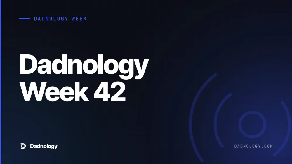 Dadnology title card: Dadnology Week 42: One Apple box worth buying, and a Slow Horses finale