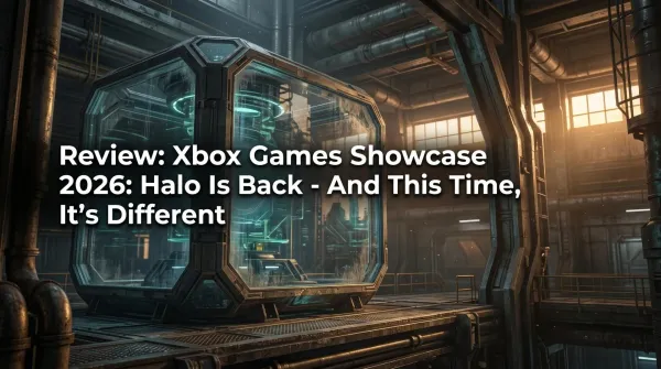 Xbox Games Showcase 2026 key art featuring Halo Campaign Evolved remake and Gears of War E-Day announcements