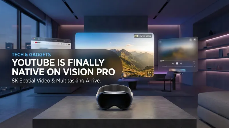 YouTube is Finally Native on Apple Vision Pro: Here is Why It Changes Everything