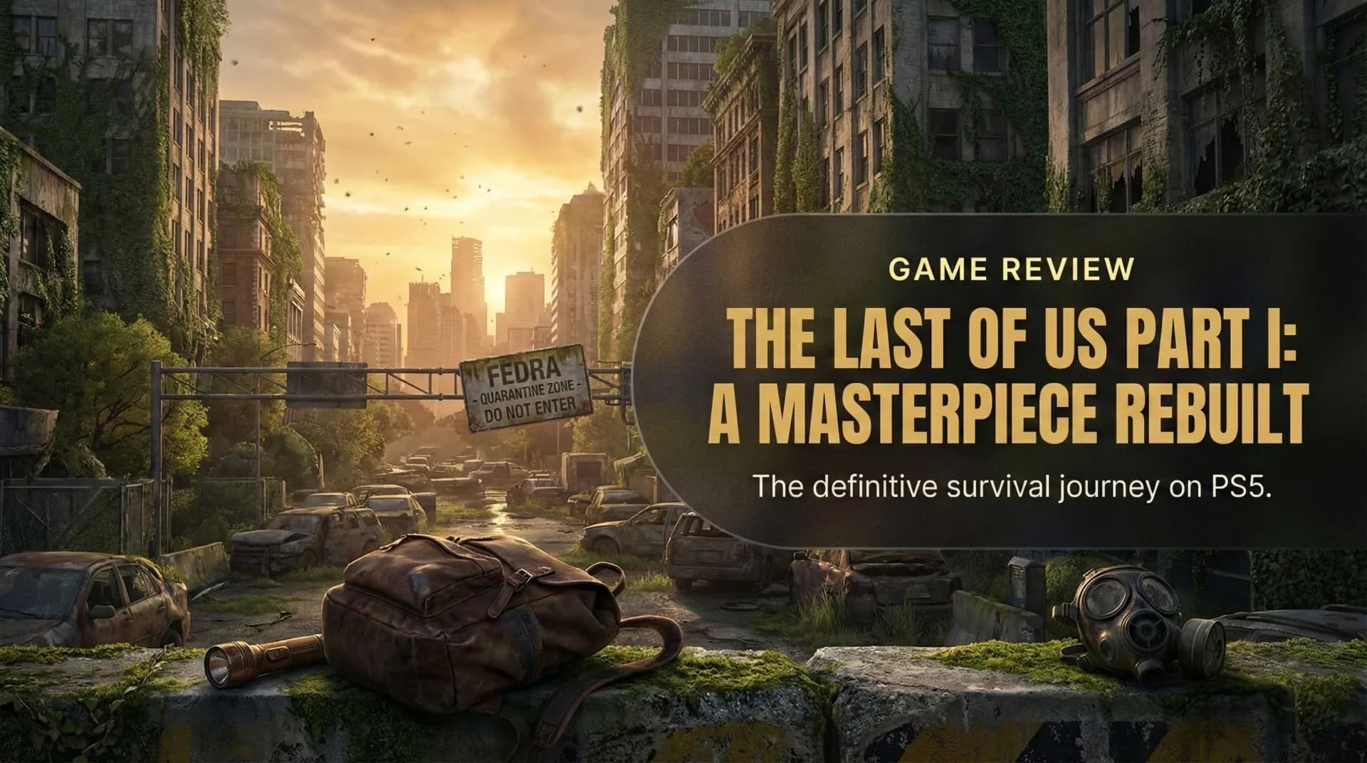 The Last of Us Part I Review Joel and Ellie hiding from a Clicker in a ruined building